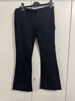 Mallas premamá acampanadas Mango negras