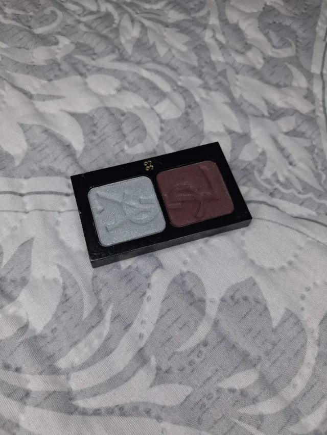 Dúo Sombras YSL Morado y Plateado