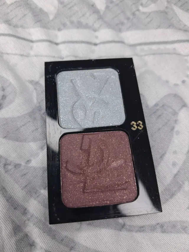 Dúo Sombras YSL Morado y Plateado