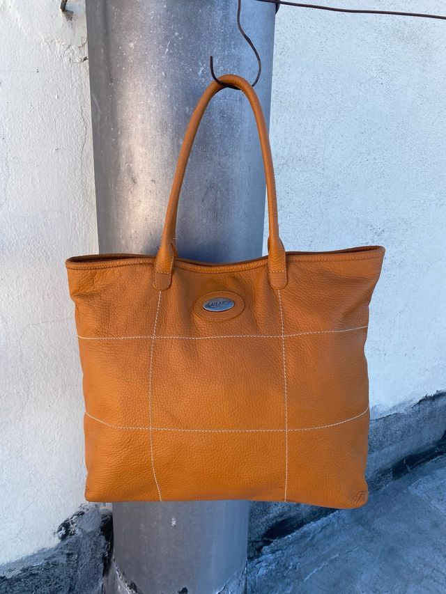 Furla Borsa Pelle Arancione Made in Italy