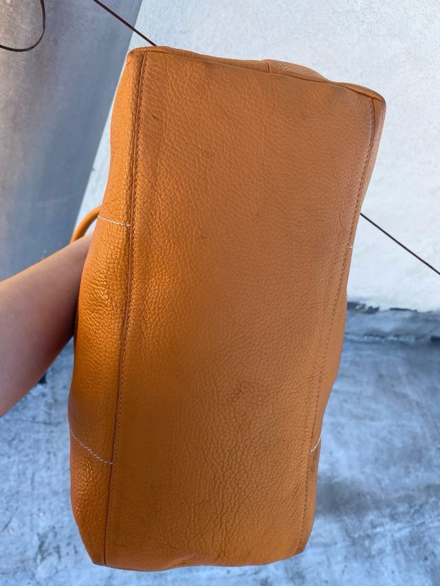 Furla Borsa Pelle Arancione Made in Italy