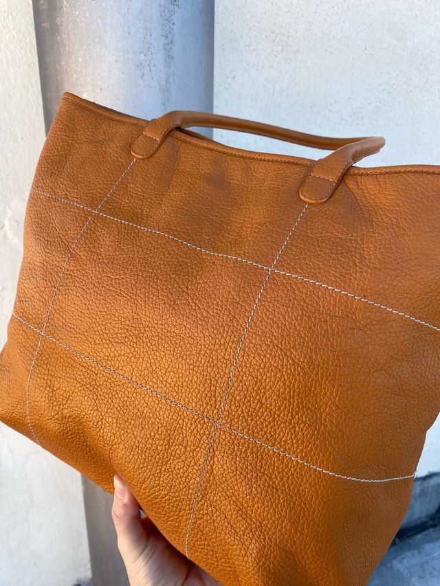 Furla Borsa Pelle Arancione Made in Italy