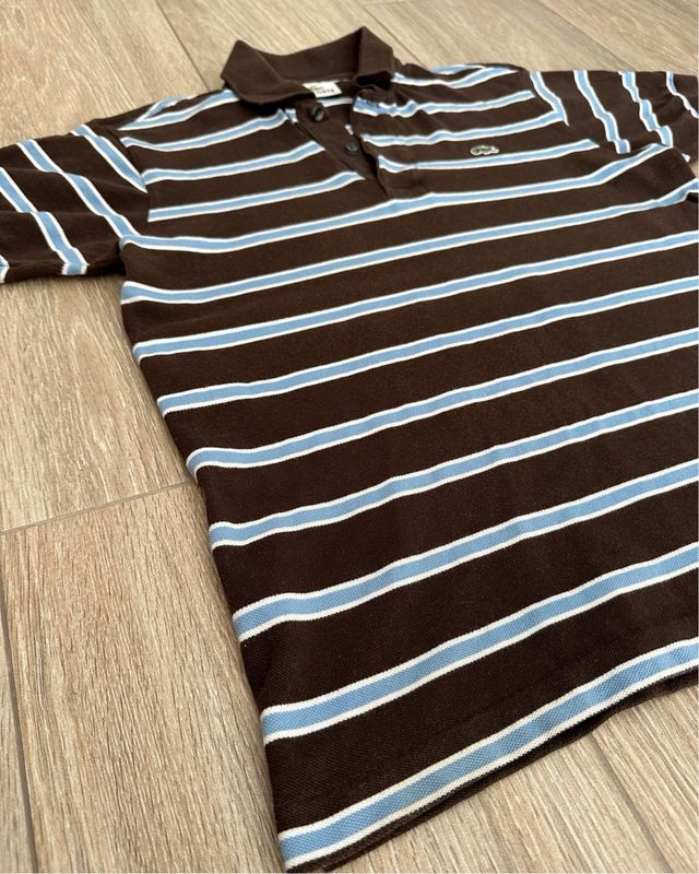 Polo Lacoste vintage Exclusivo Retro (Y2K) | Marró