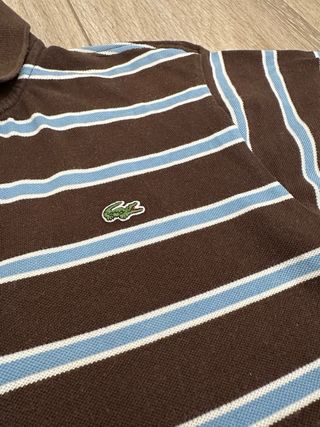 Polo Lacoste vintage Exclusivo Retro (Y2K) | Marró