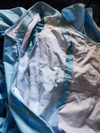 Traje de Flamenca Azul Volantes