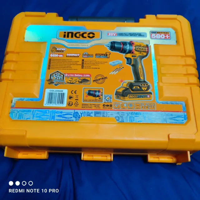 Taladro Percutor Ingco P20S 20V 66Nm