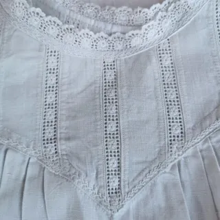Camisón blanco vintage