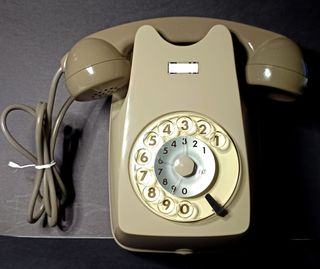 Telefono a disco vintage