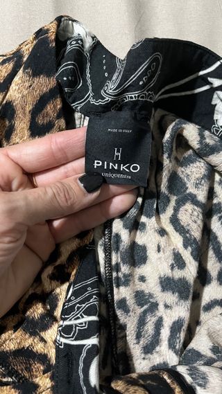 Pantaloni Pinko fantasia leopardata