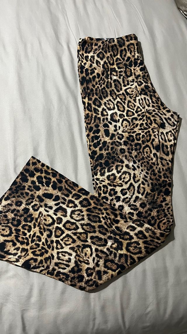 Pantaloni Pinko fantasia leopardata