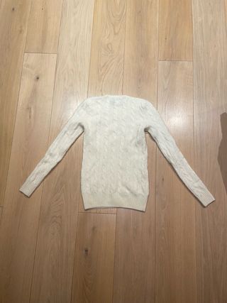 Jersey Polo Ralph Lauren Cable Knit Beige