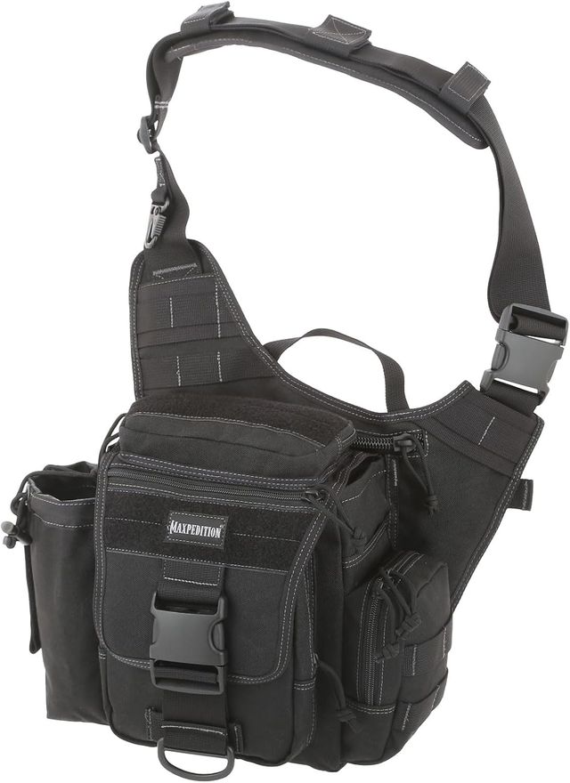 Maxpedition Jumbo Versipak Bolso Táctico Negro