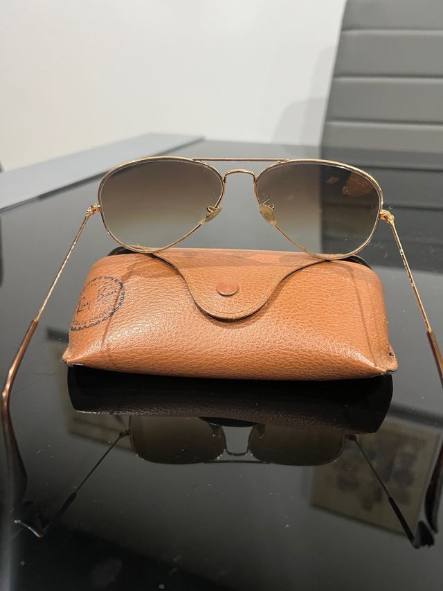 Gafas Ray-Ban Aviator Originales Dorado