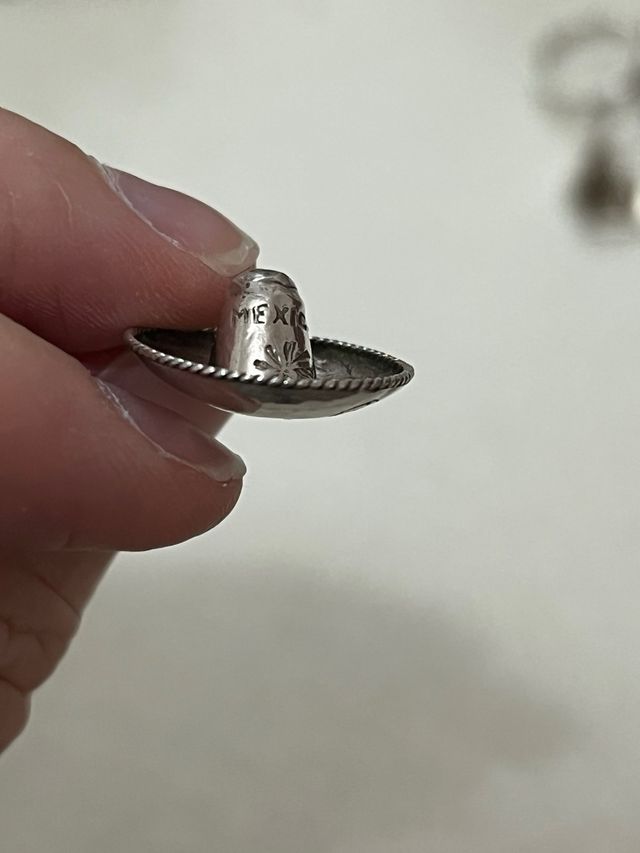 Colgante Plata 925 Sombrero Mexicano