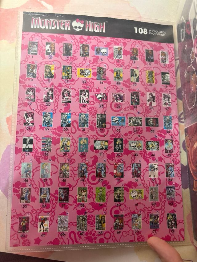 Álbum Monster High Panini ENTERO