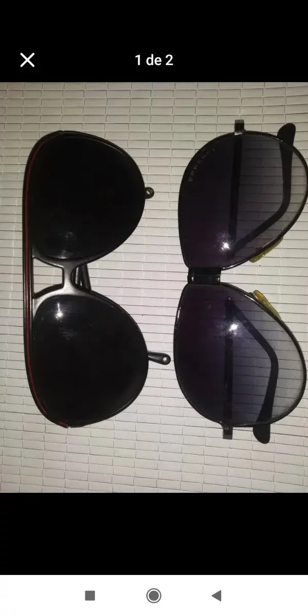 Gafas de sol aviador negras