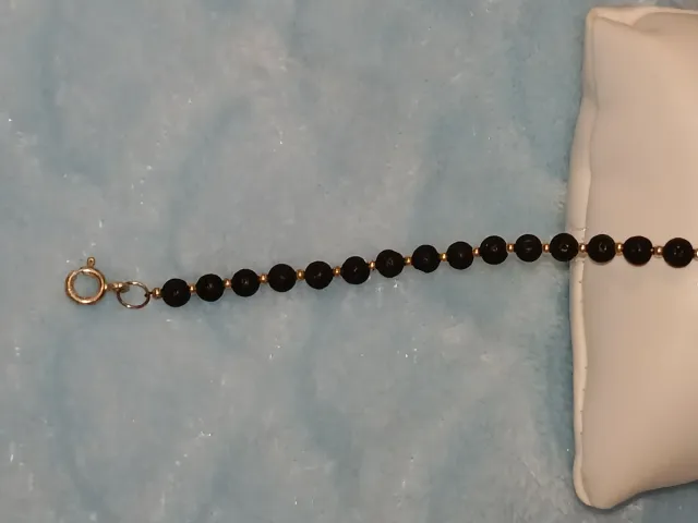 Bracciale Pietre Vulcaniche Argento