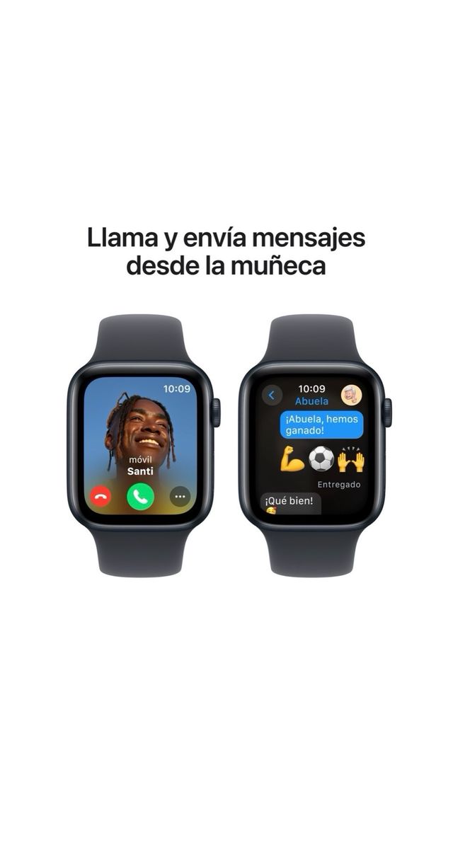 Apple Watch SE 44mm iOS26 Gris Azul Marino