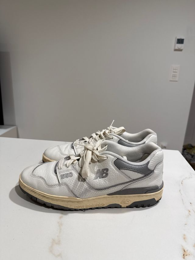 New Balance 550 Blancas y Grises
