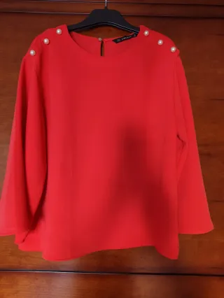 Blusa Zara Perlas