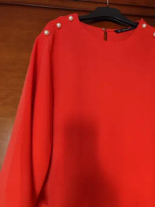 Blusa Zara Perlas
