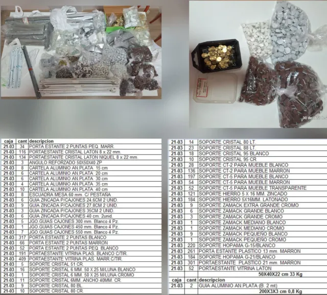 LOTES DE ARTICULOS DE FERRETERIA 08