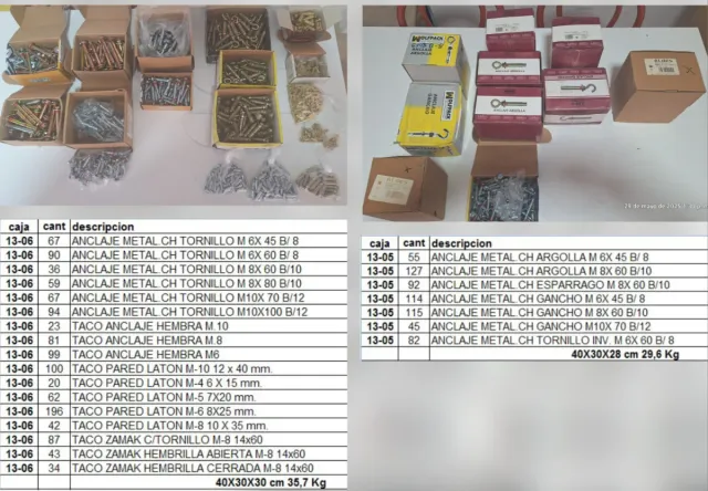 LOTES DE ARTICULOS DE FERRETERIA 08