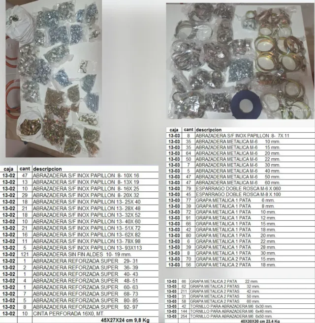 LOTES DE ARTICULOS DE FERRETERIA 08