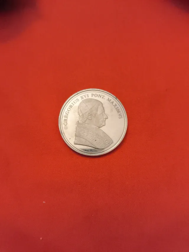 Moneda Gregorius XVI Pont. Maximus