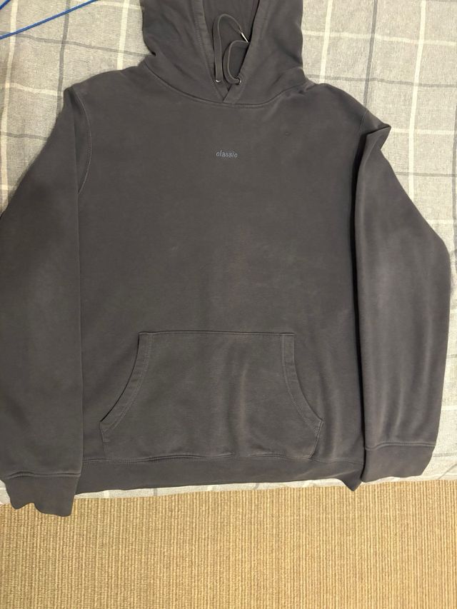 Sudadera CLASSIC BRAND gris