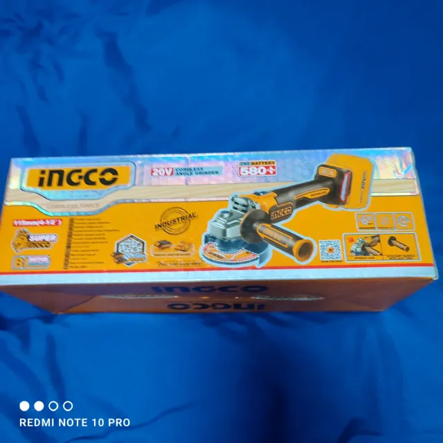 Amoladora Angular Inalámbrica Ingco 20V
