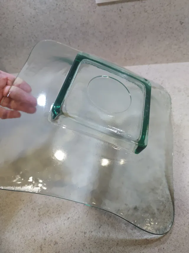 OFERTA!!! Fuente frutero de cristal cuadrado