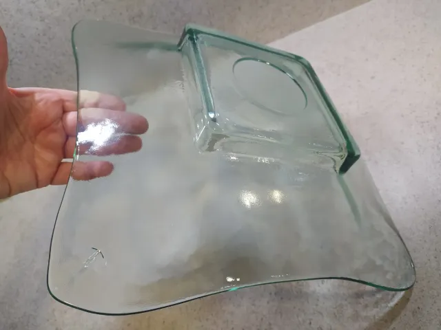 OFERTA!!! Fuente frutero de cristal cuadrado