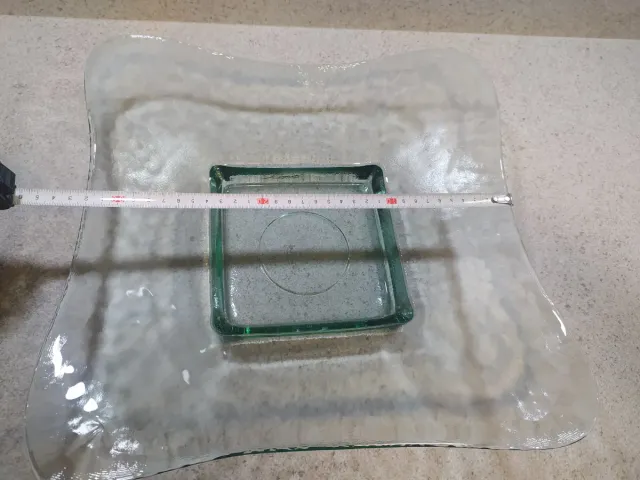 OFERTA!!! Fuente frutero de cristal cuadrado