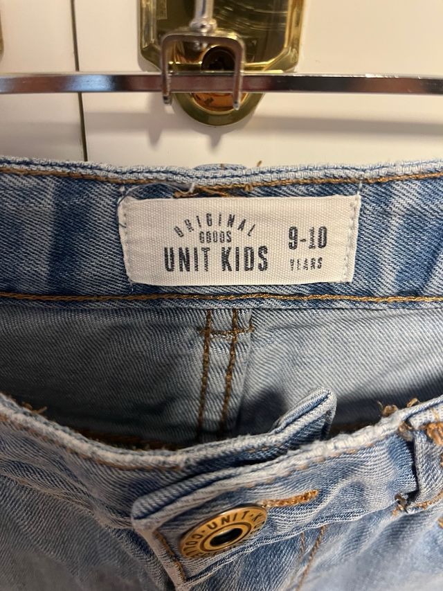 Pantalón Vaquero Azul Unit Kids Talla 9-10