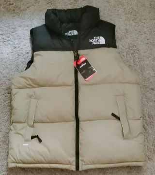 Chaleco The North Face Beige y Negro