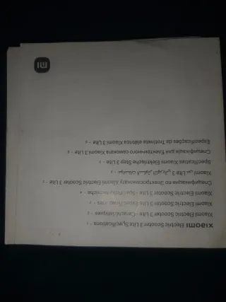 Patinete Eléctrico Xiaomi 3 Lite