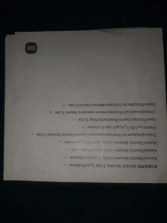 Patinete Eléctrico Xiaomi 3 Lite