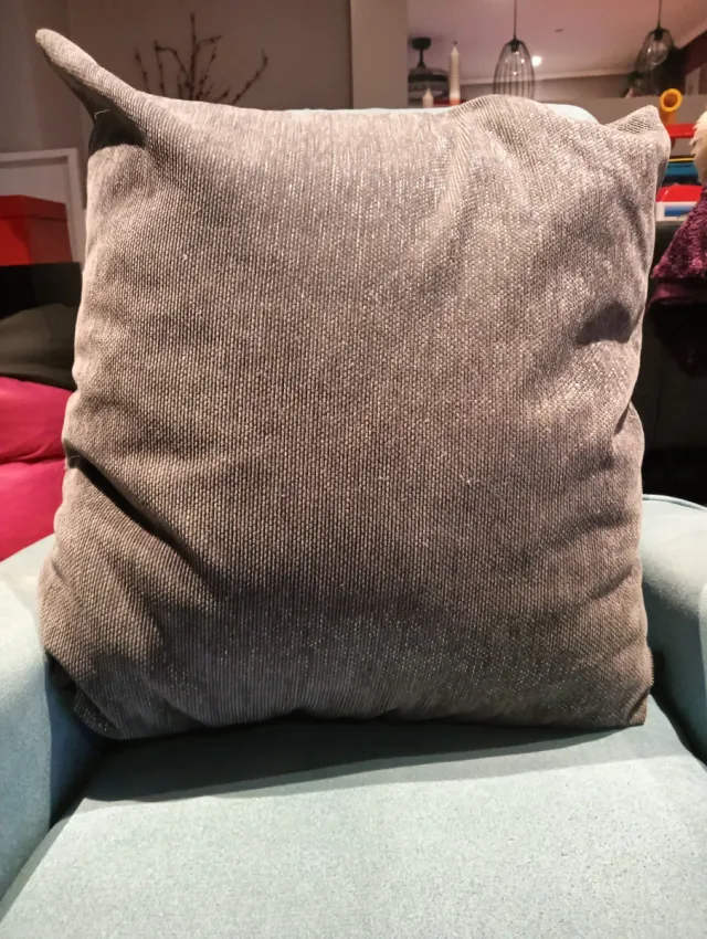 Cojines XL 68x68 Gris y Morado