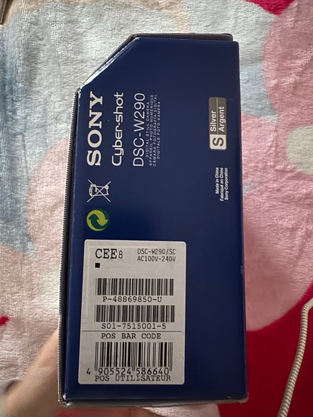 Cámara Digital Sony DSC-W290 Plata