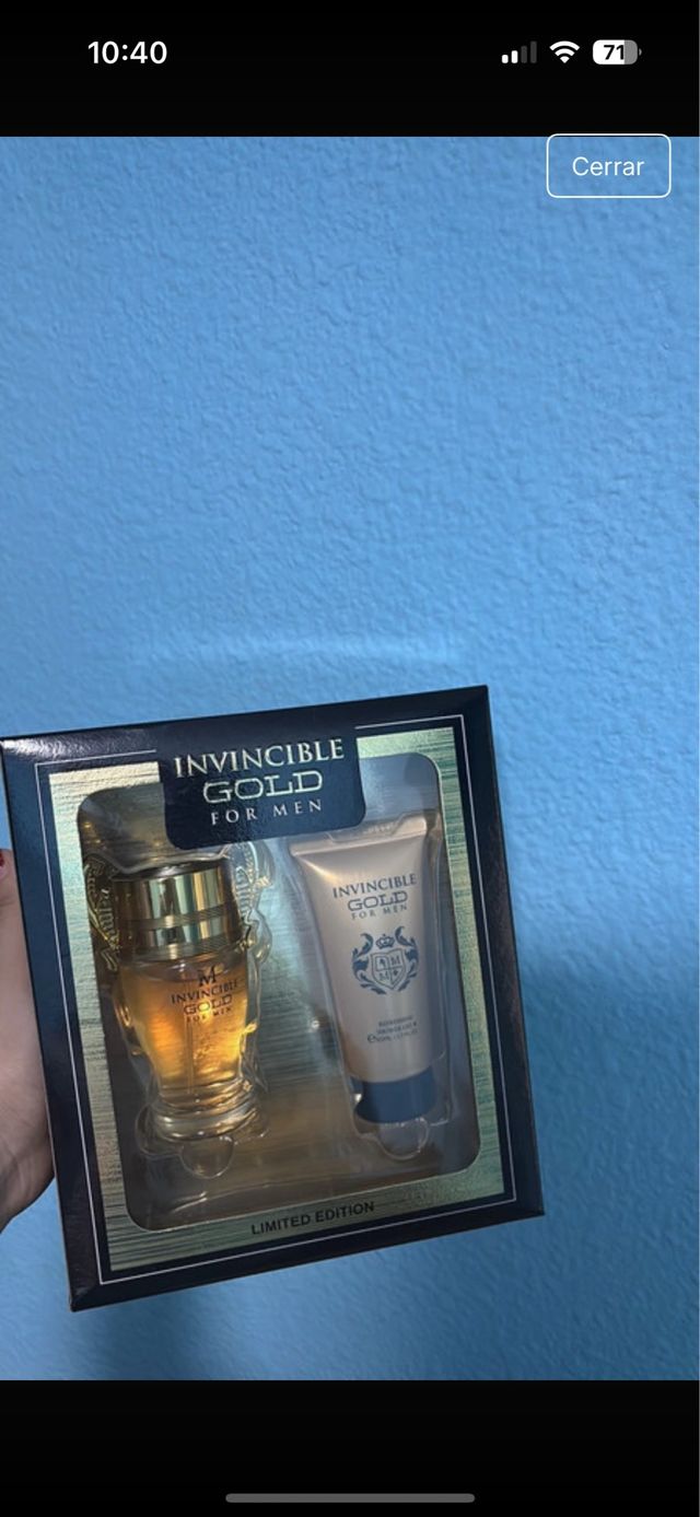Invincible Gold Colonia para Hombre