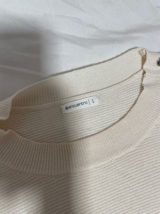 Jersey beige mujer