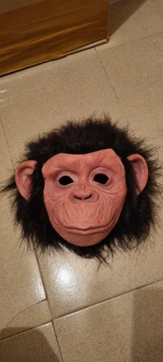 Careta de mono para disfraz