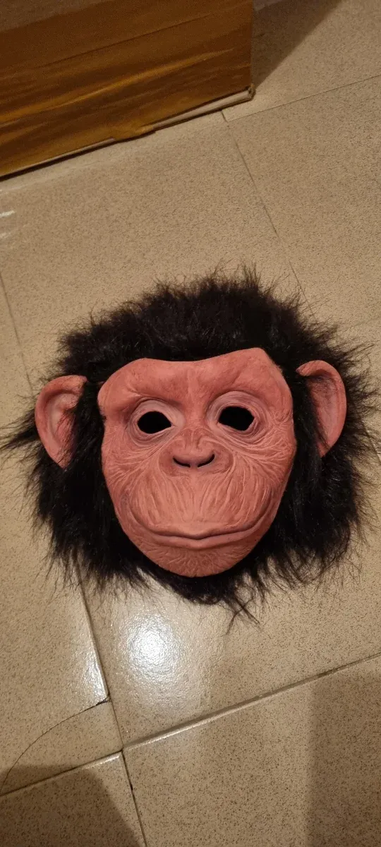 Careta de mono para disfraz