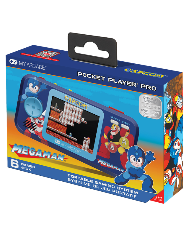 Consola Pocket Player Pro Mega Man My Arcade 6 Juegos