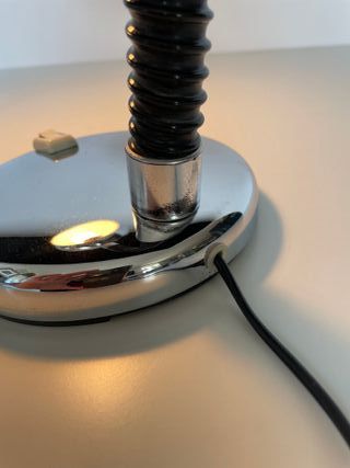 Lampada acciaio anni 70 space age made in Italy