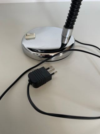 Lampada acciaio anni 70 space age made in Italy