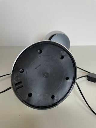 Lampada acciaio anni 70 space age made in Italy