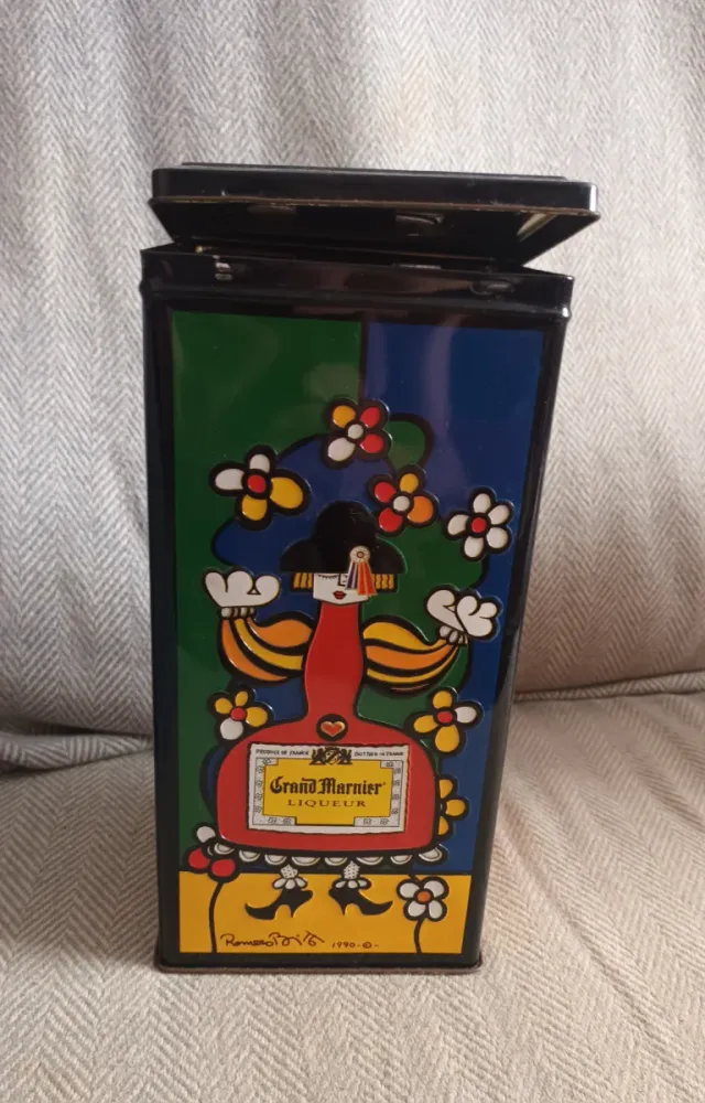 Caja Metálica Decorada Grand Marnier