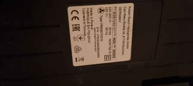 Aspirapolvere Bosch GS-10